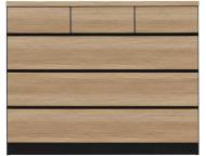 ローチェスト サマンサ120-4 OAK