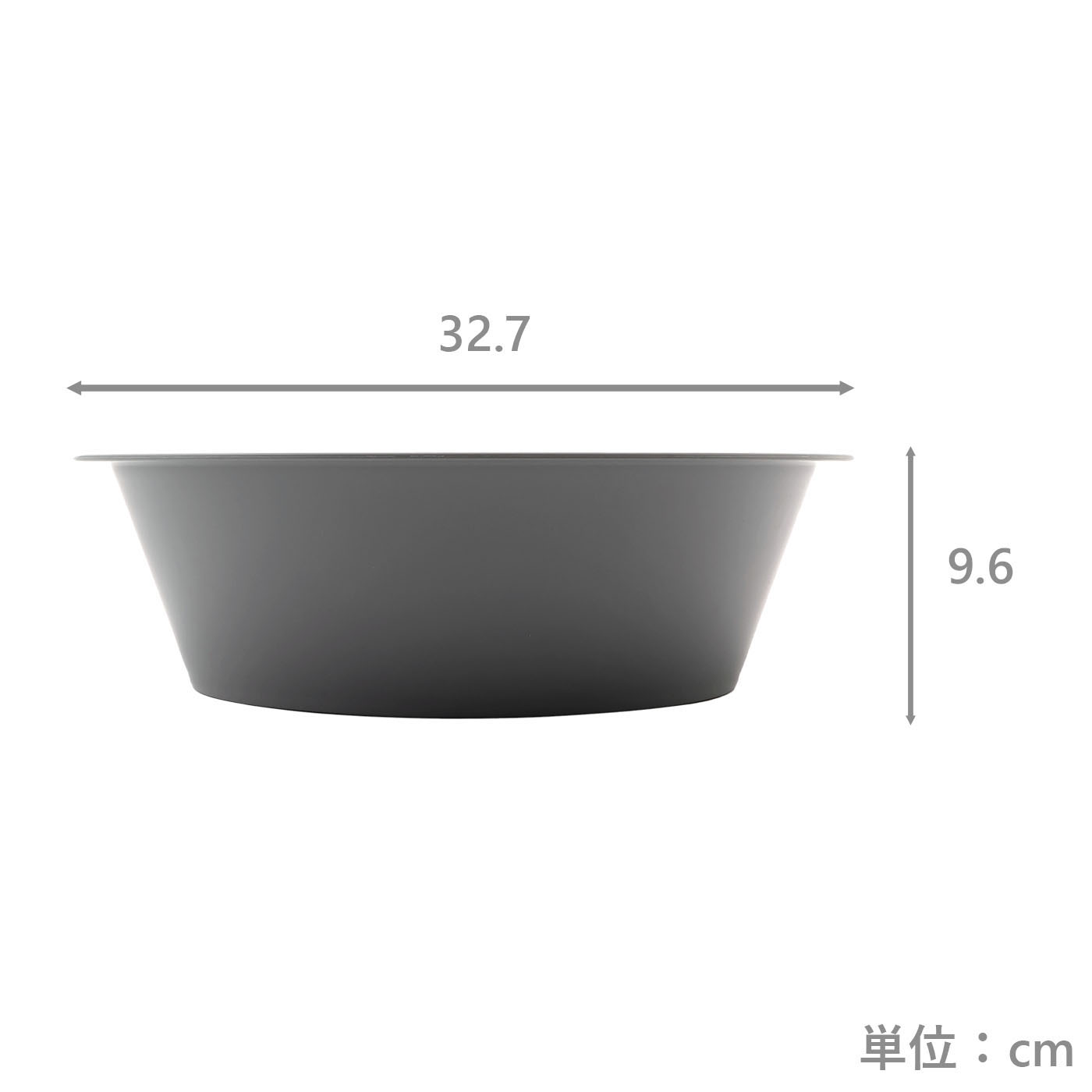 21シンプル洗面器　GY