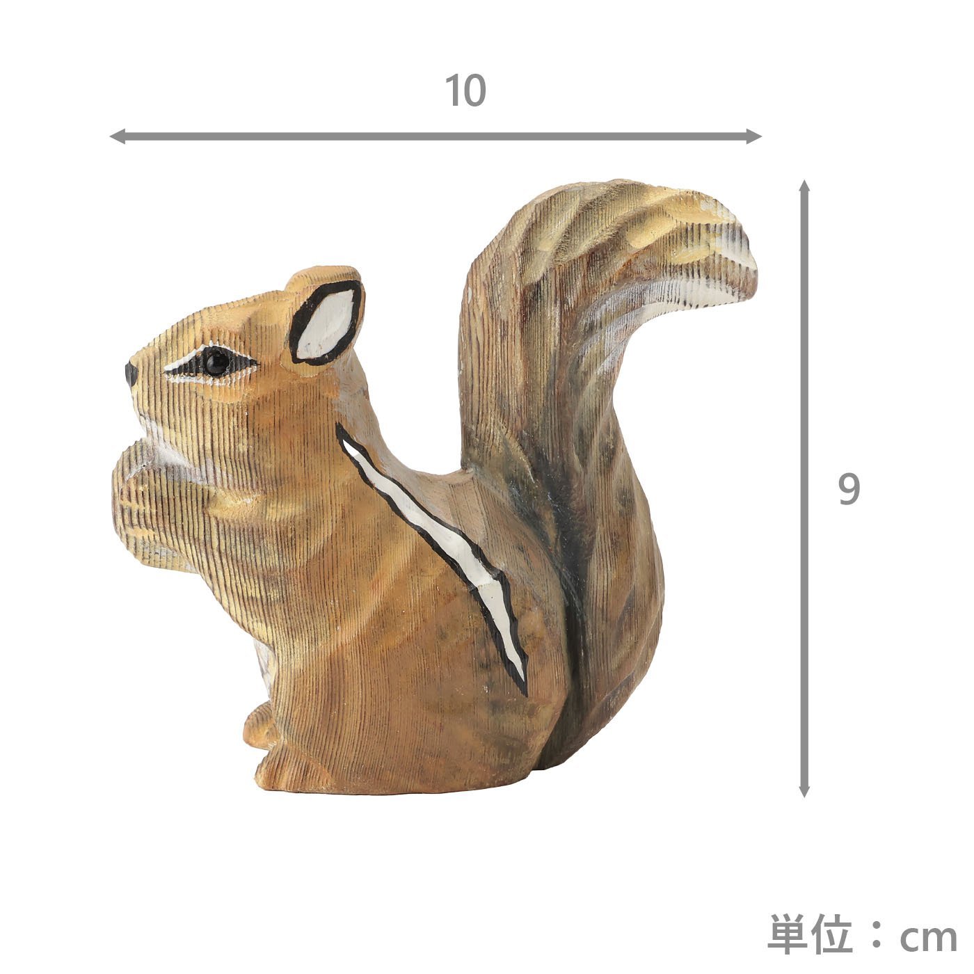 木製オブジェ　スクワール　L