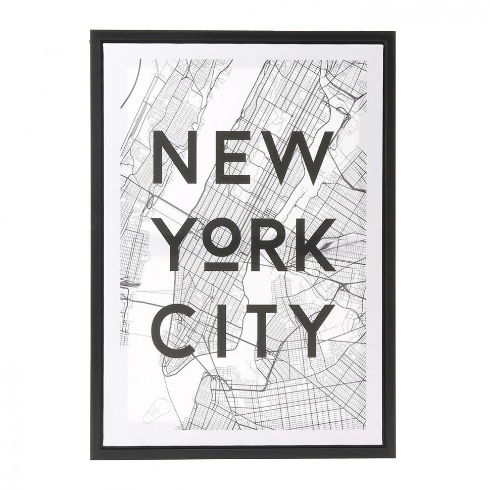 アートボード　MAP　NYC　BK