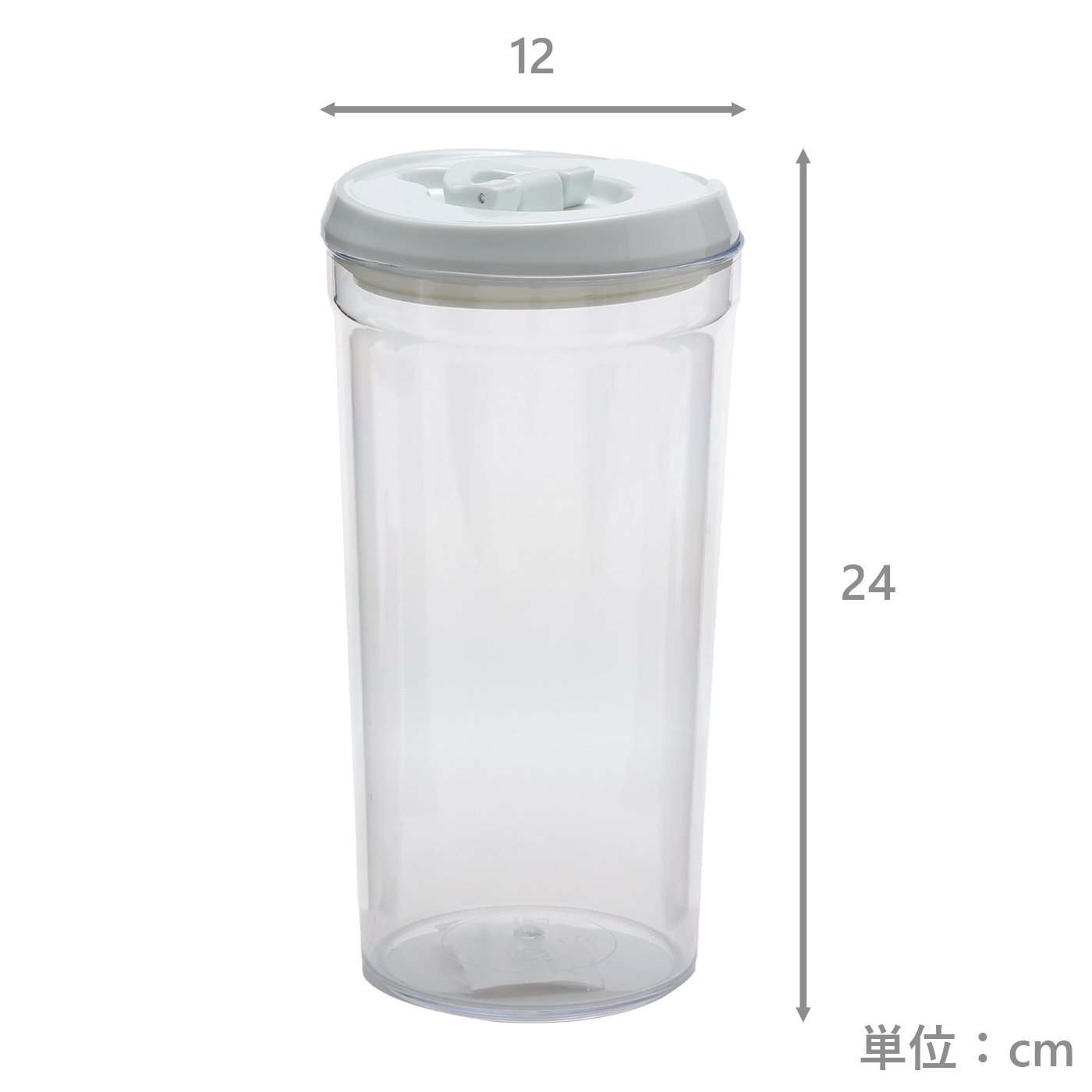 レバーロックキャニスター　ラウンドL(容量:約1500ml)