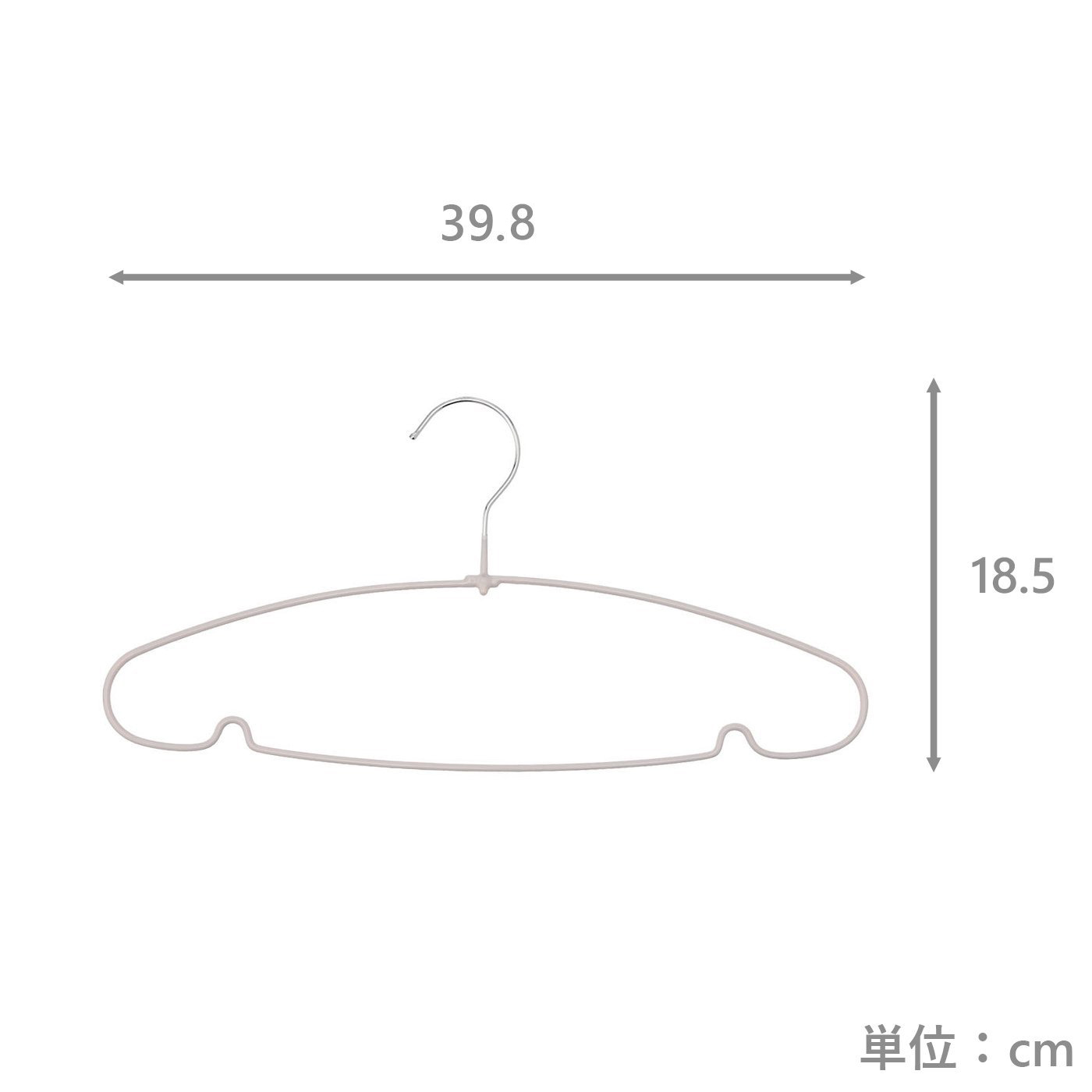 スチールハンガー5P　ティントCSTHNT