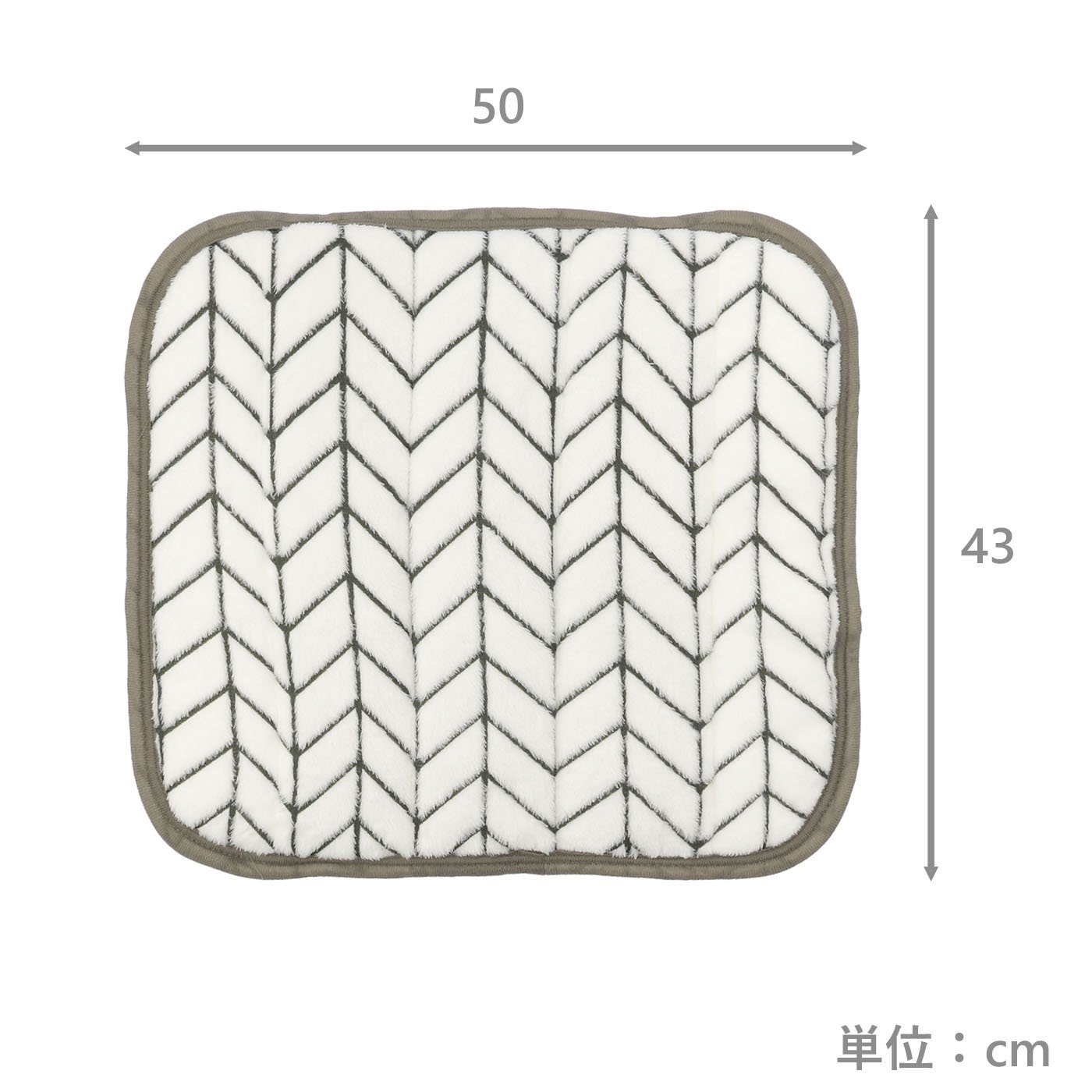 枕パッド　アローN暖か　IV(43×50)