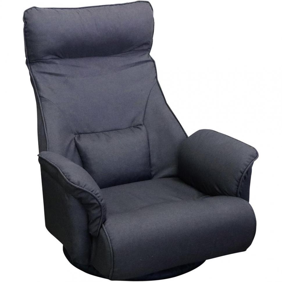 座椅子 パーソナルチェア 幅47cm ブラウン ポリエステル 腰サポート